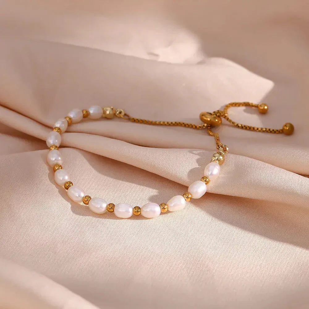 Elegant Pearl and Bracelet