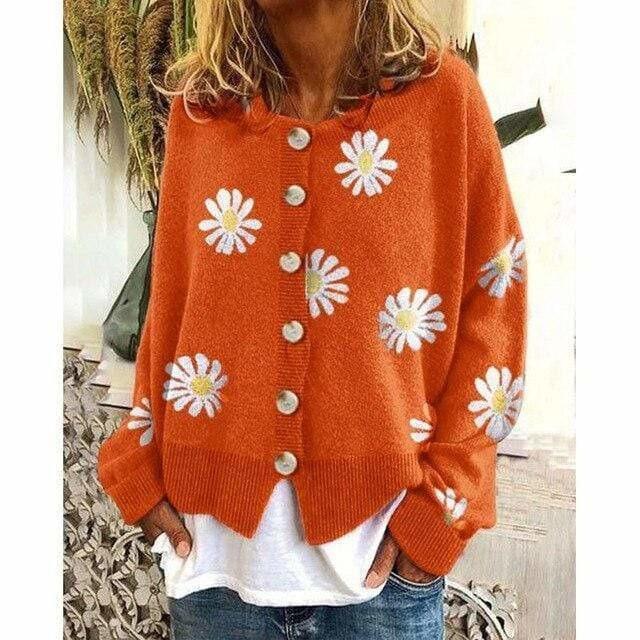 Keira™ | Elegant and Comfortable Floral Cardigan