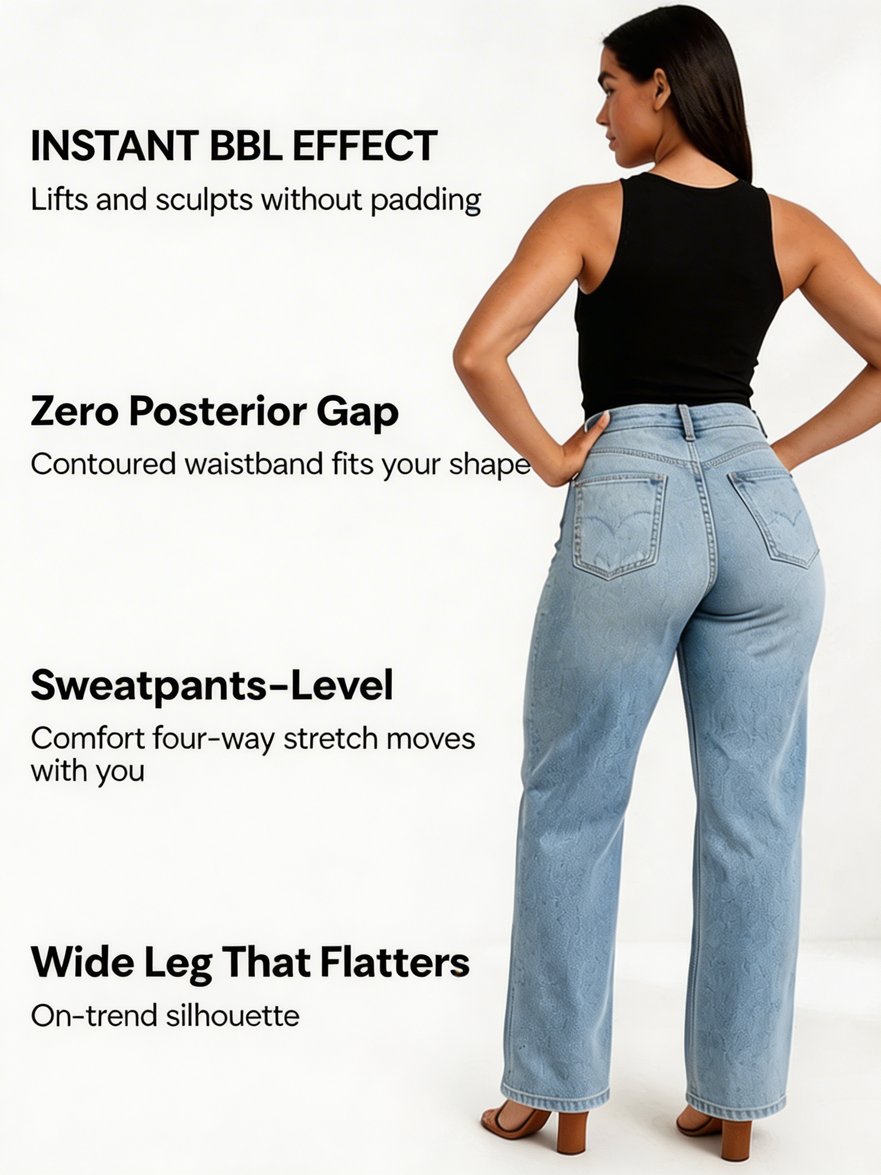 CurveLift™ | BBL Wide Leg Jeans