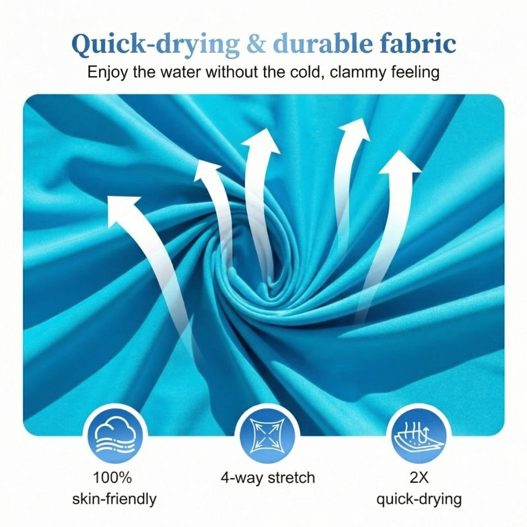 NeonWave™ | 3-Piece Colorblock Bikini Set with Skirt