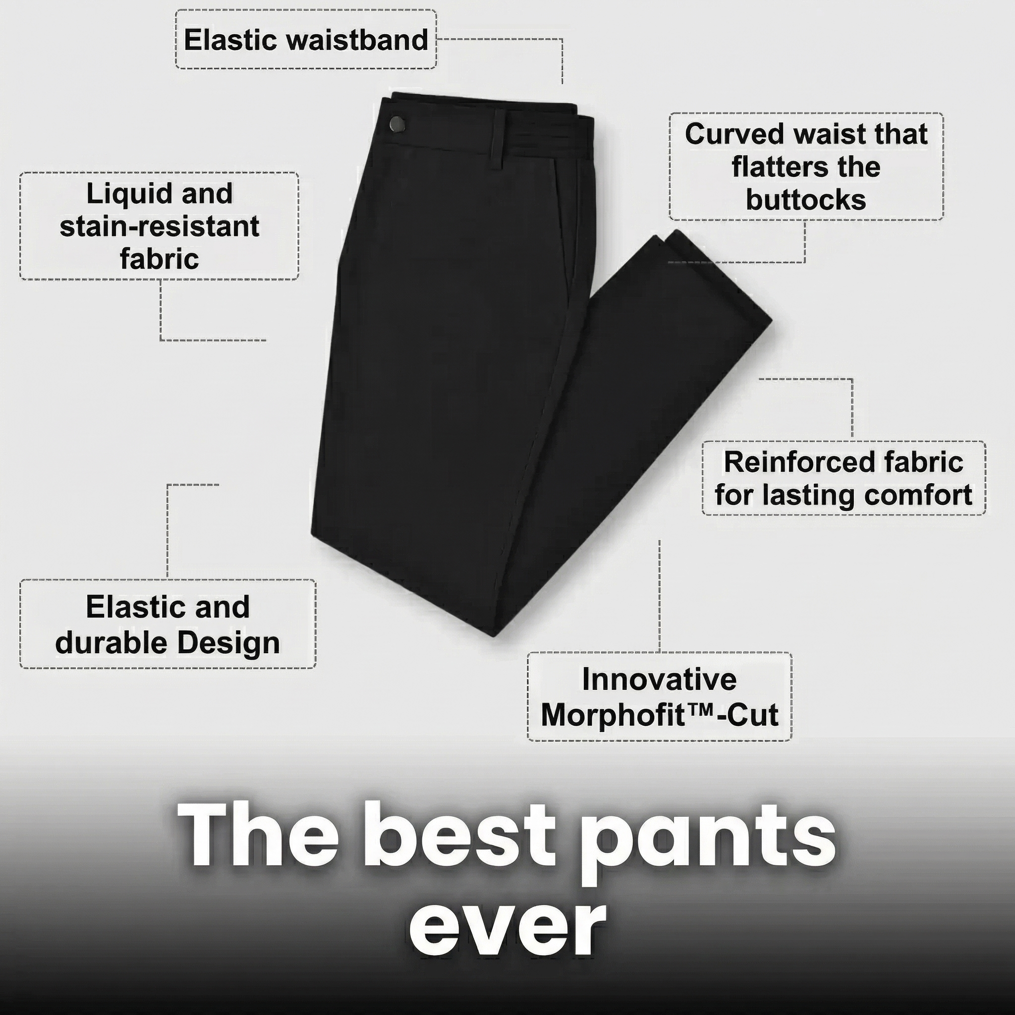 SlimFlex™ | Men's Slim Stretch Chino Trousers