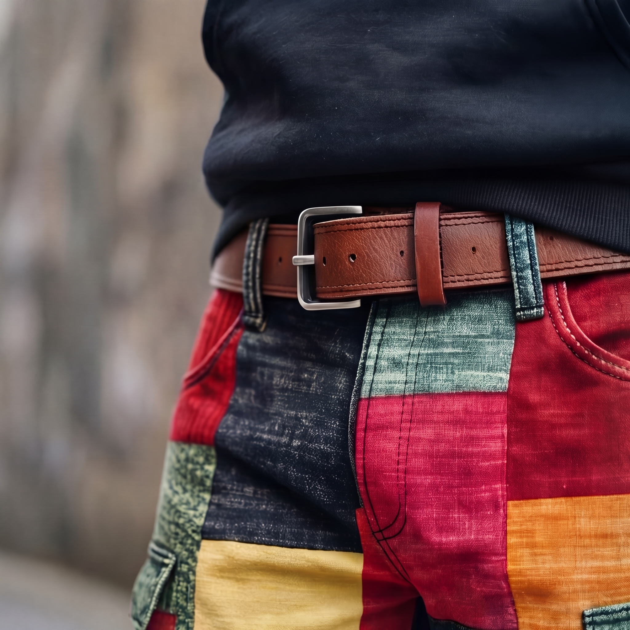 PatchStreet™ | Men's Patchwork Cargo Pants