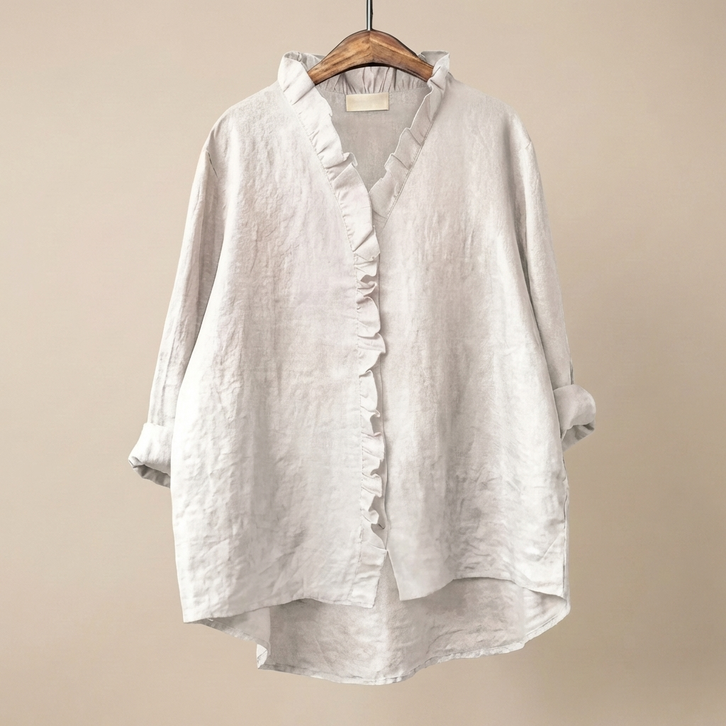 FloraRuffle™ | Women's Artistic Blouse