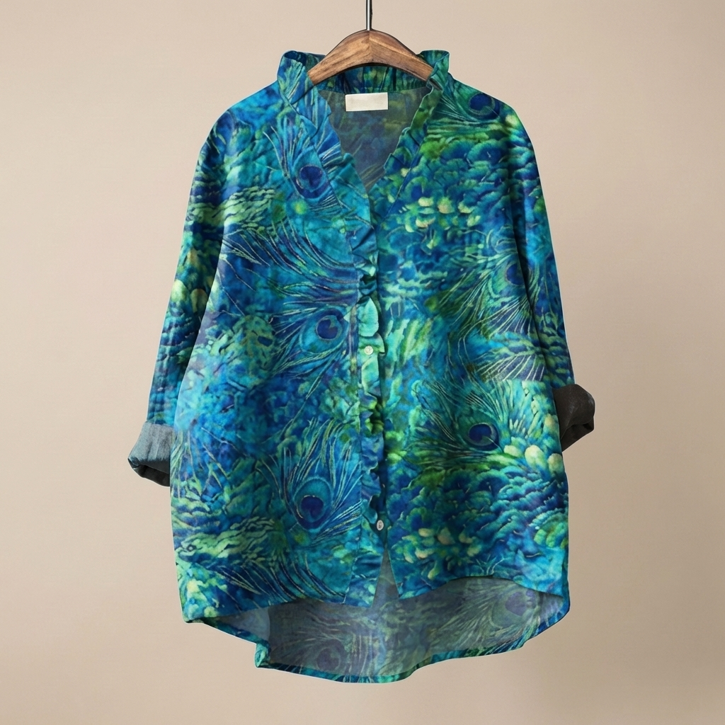 FloraRuffle™ | Women's Artistic Blouse