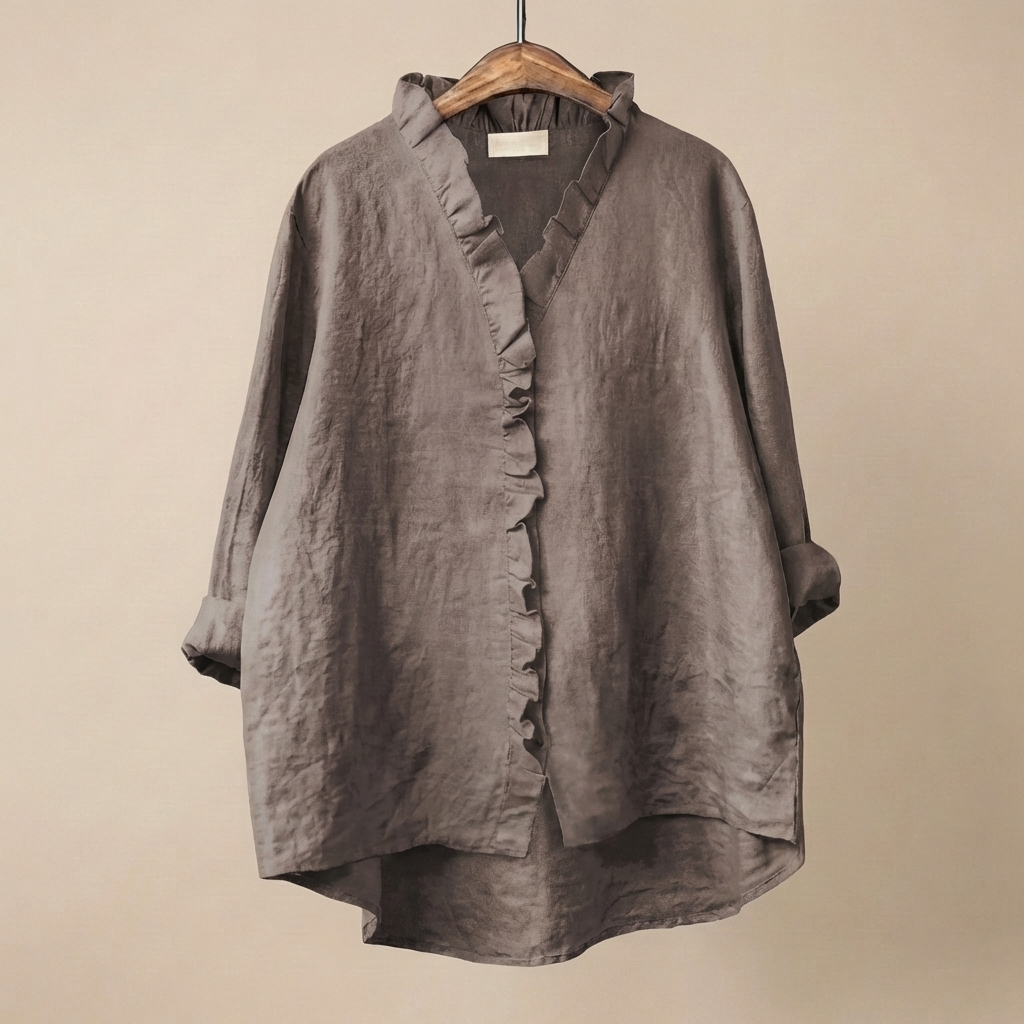 FloraRuffle™ | Women's Artistic Blouse