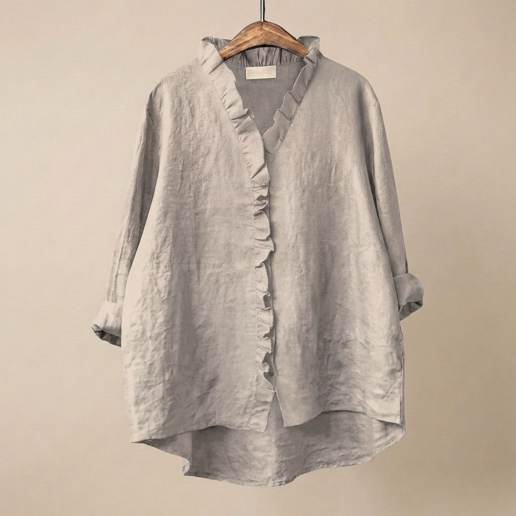 FloraRuffle™ | Women's Artistic Blouse
