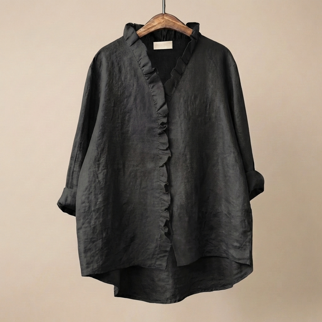 FloraRuffle™ | Women's Artistic Blouse