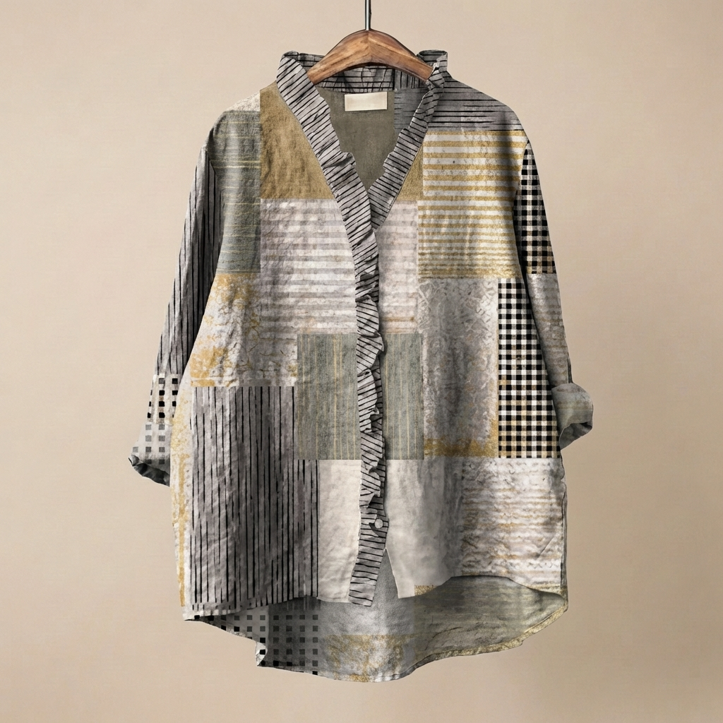 FloraRuffle™ | Women's Artistic Blouse