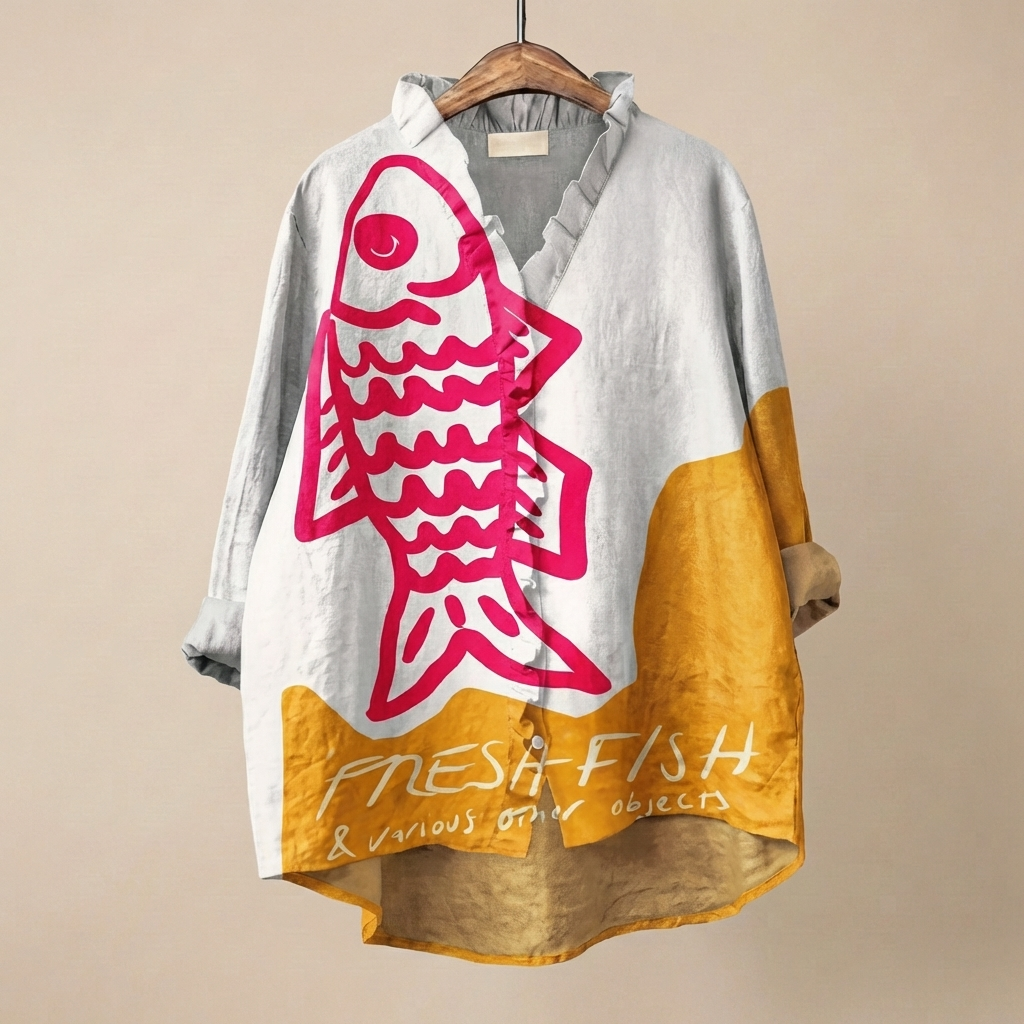 FloraRuffle™ | Women's Artistic Blouse