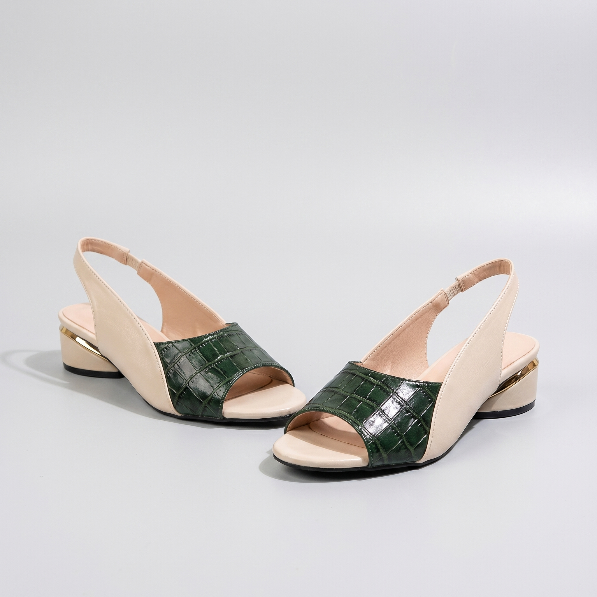VellaStep™ | Women's Block Heel Slingback Sandals