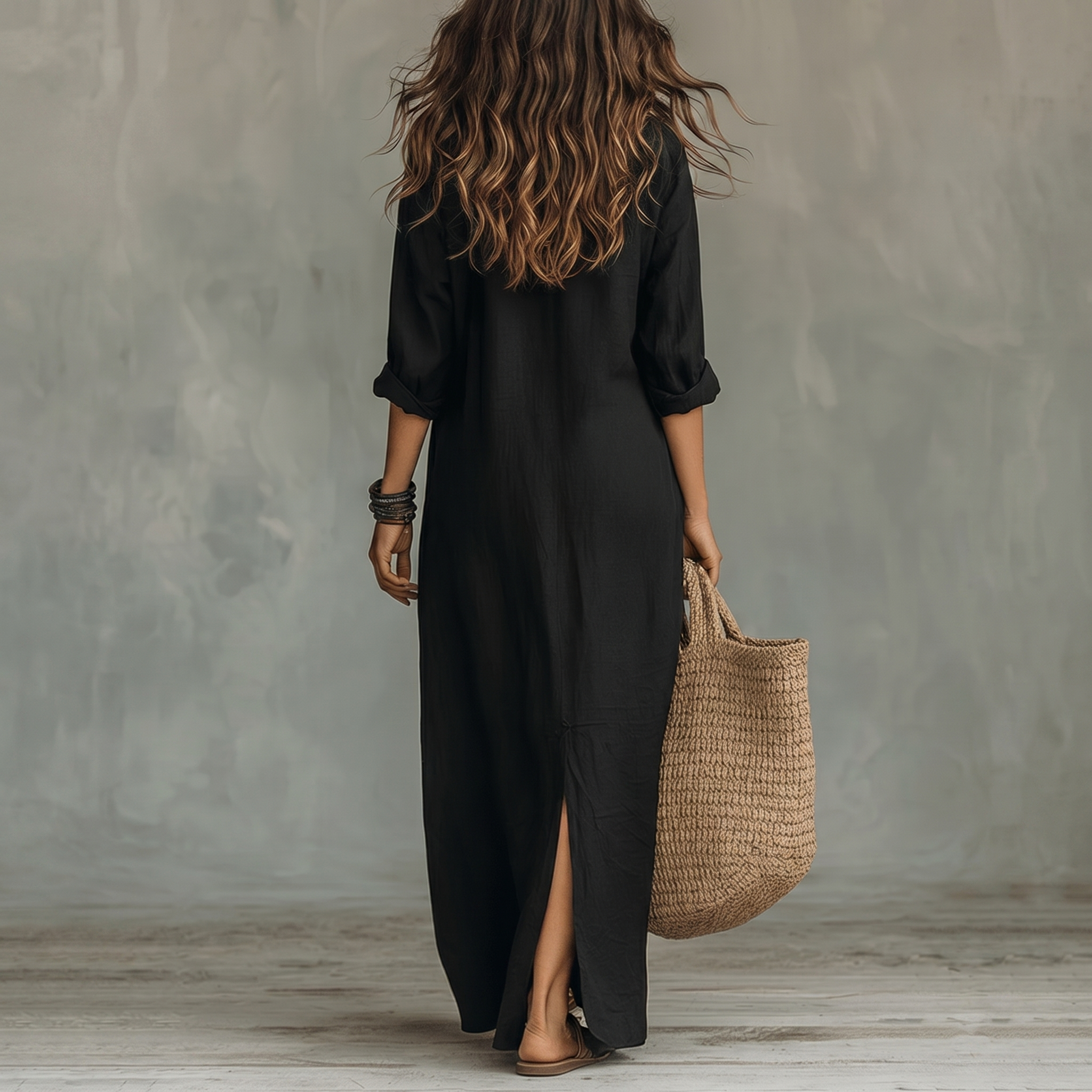 WillowShift™ | Women's Button-Down Maxi Shirt Dress