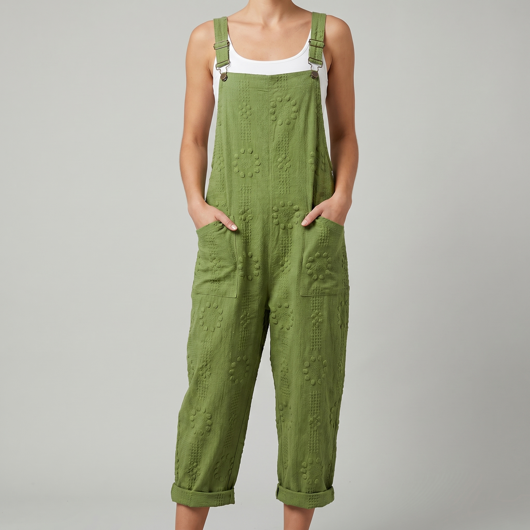 Clover™ | Fern Embroidery Jumpsuit
