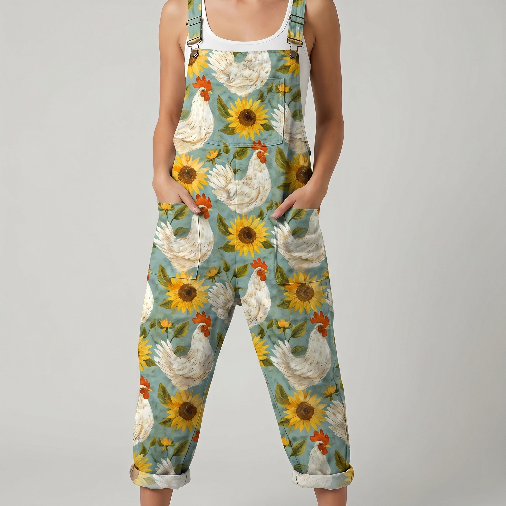 Sunny™ | Sunflower Hen Jumpsuit