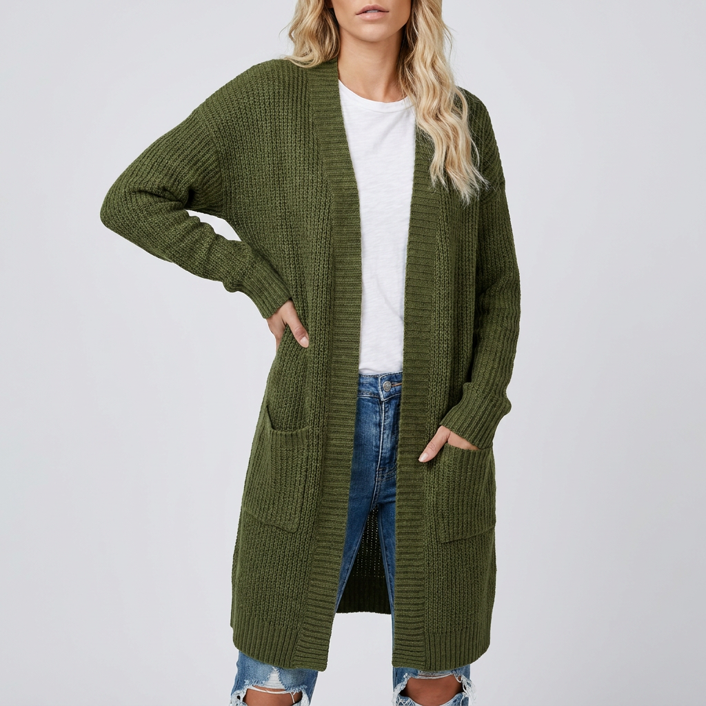 Indra - Long Knitted Cardigan