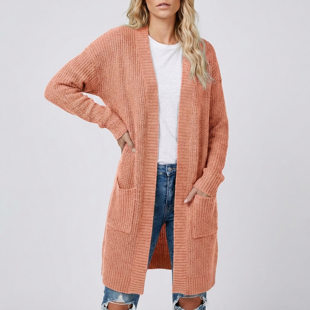 Indra - Long Knitted Cardigan