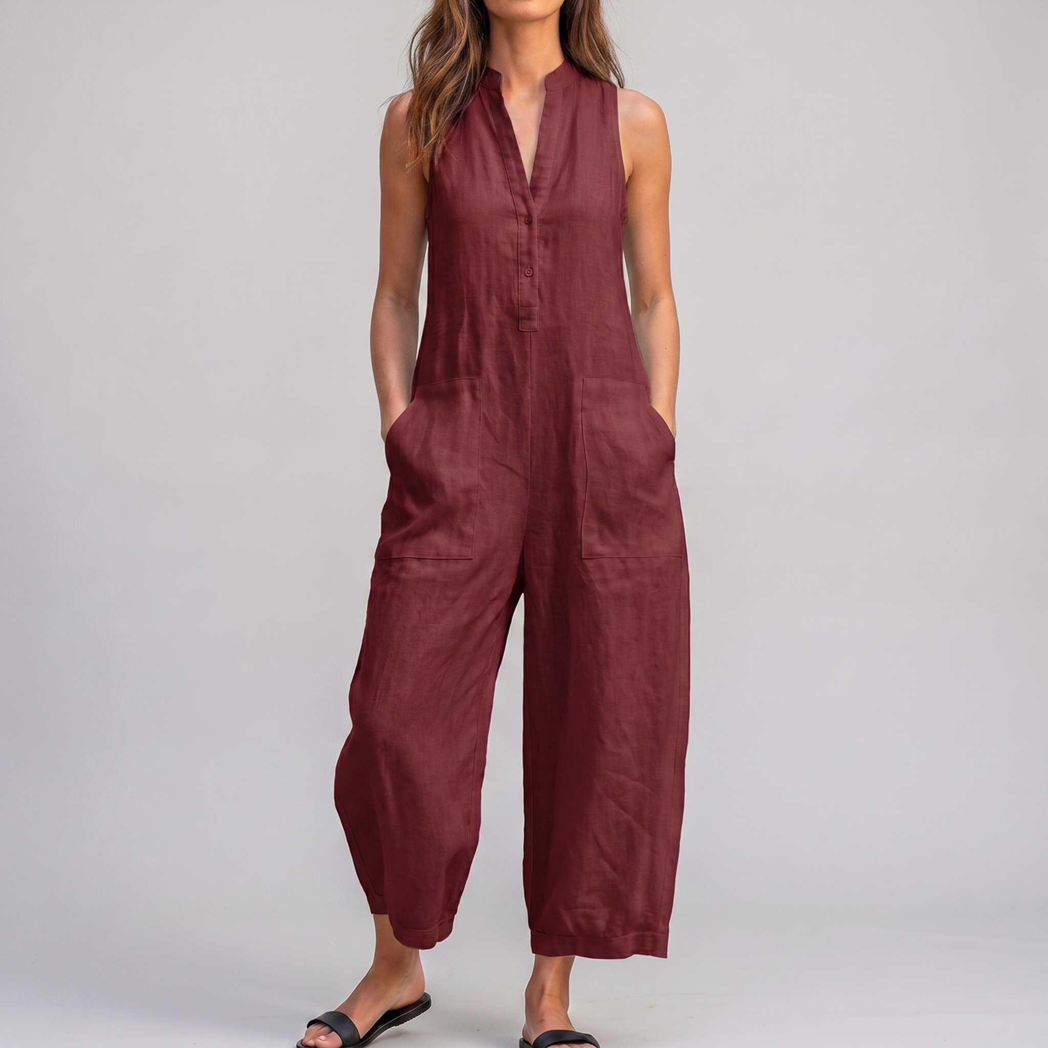 AirJump™ | Women's Sleeveless Wide-Leg Jumpsuit
