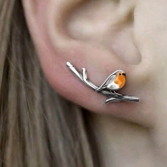 Vintage Birdie Earrings
