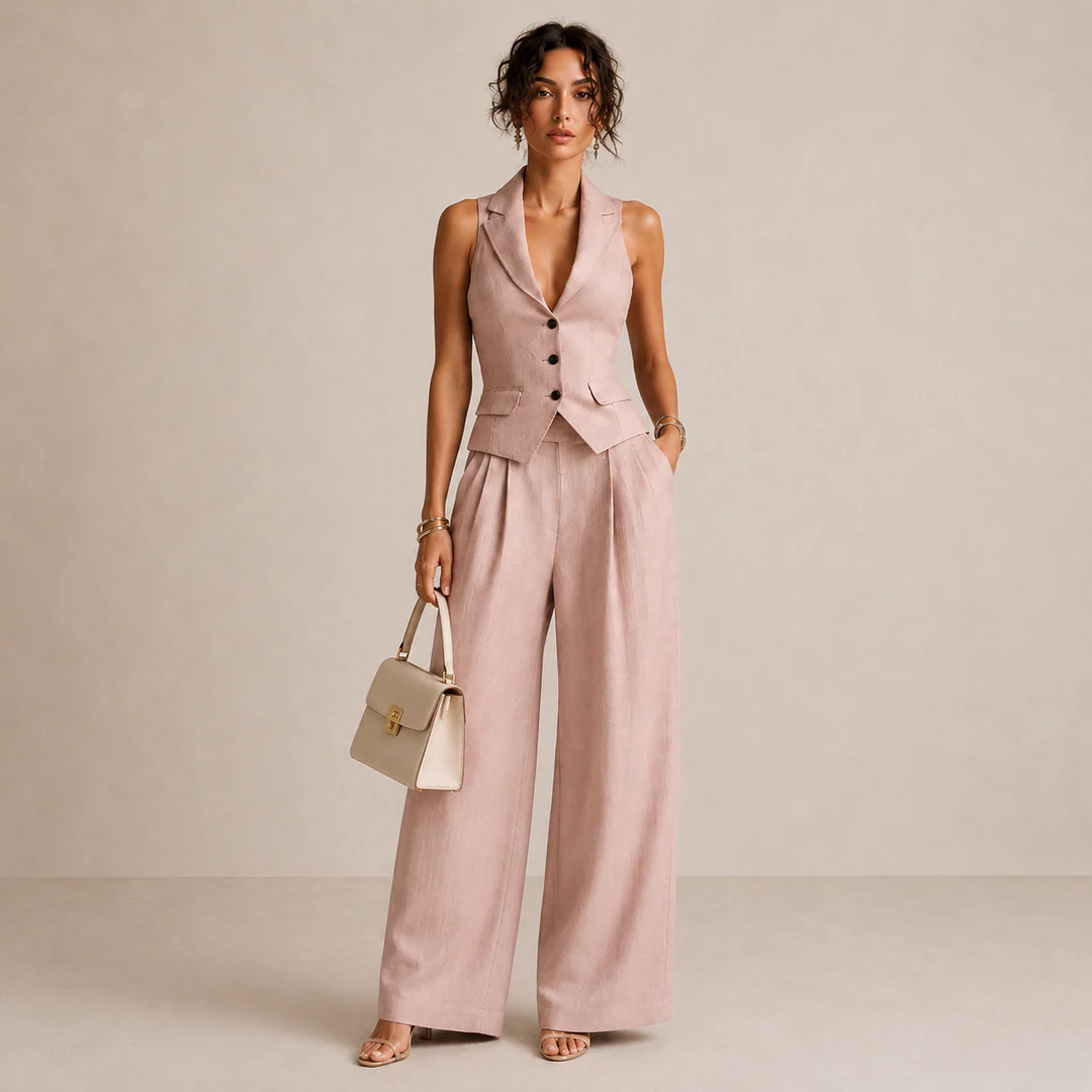 Daniela | Elegant Waistcoat Two-Piece Set