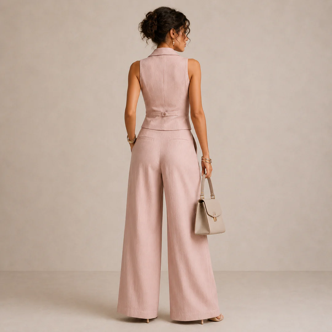 Daniela | Elegant Waistcoat Two-Piece Set