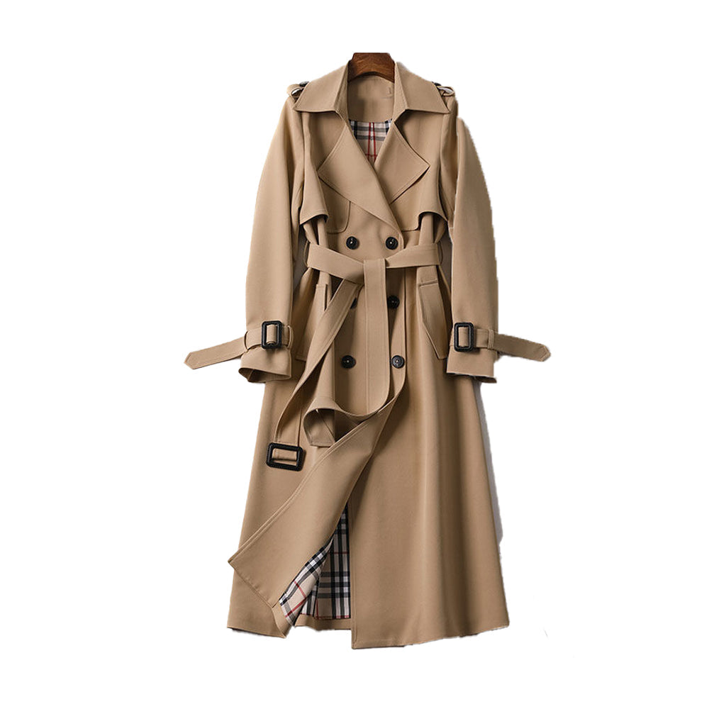 Timeless Versatile Double-Breasted Trench Coat