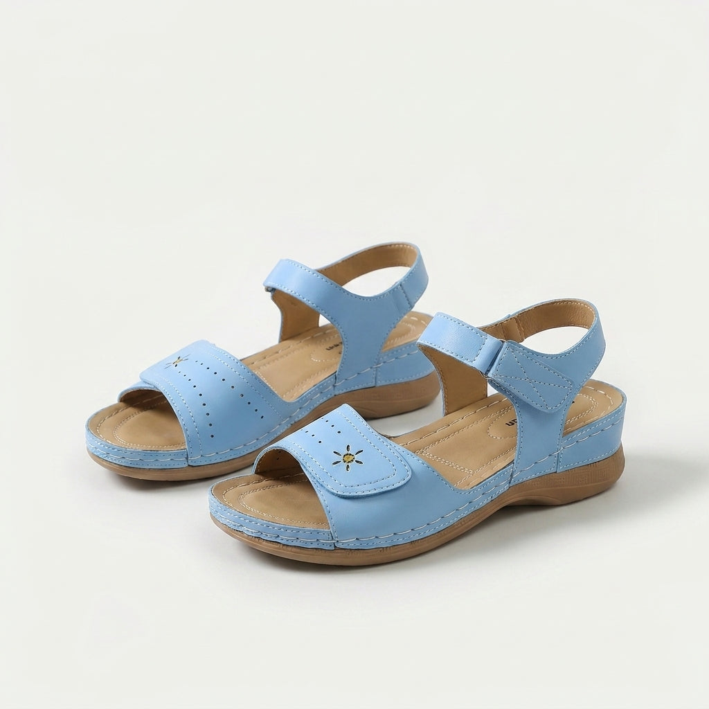Liana – Lightweight Summer Sandal with Velcro Closure