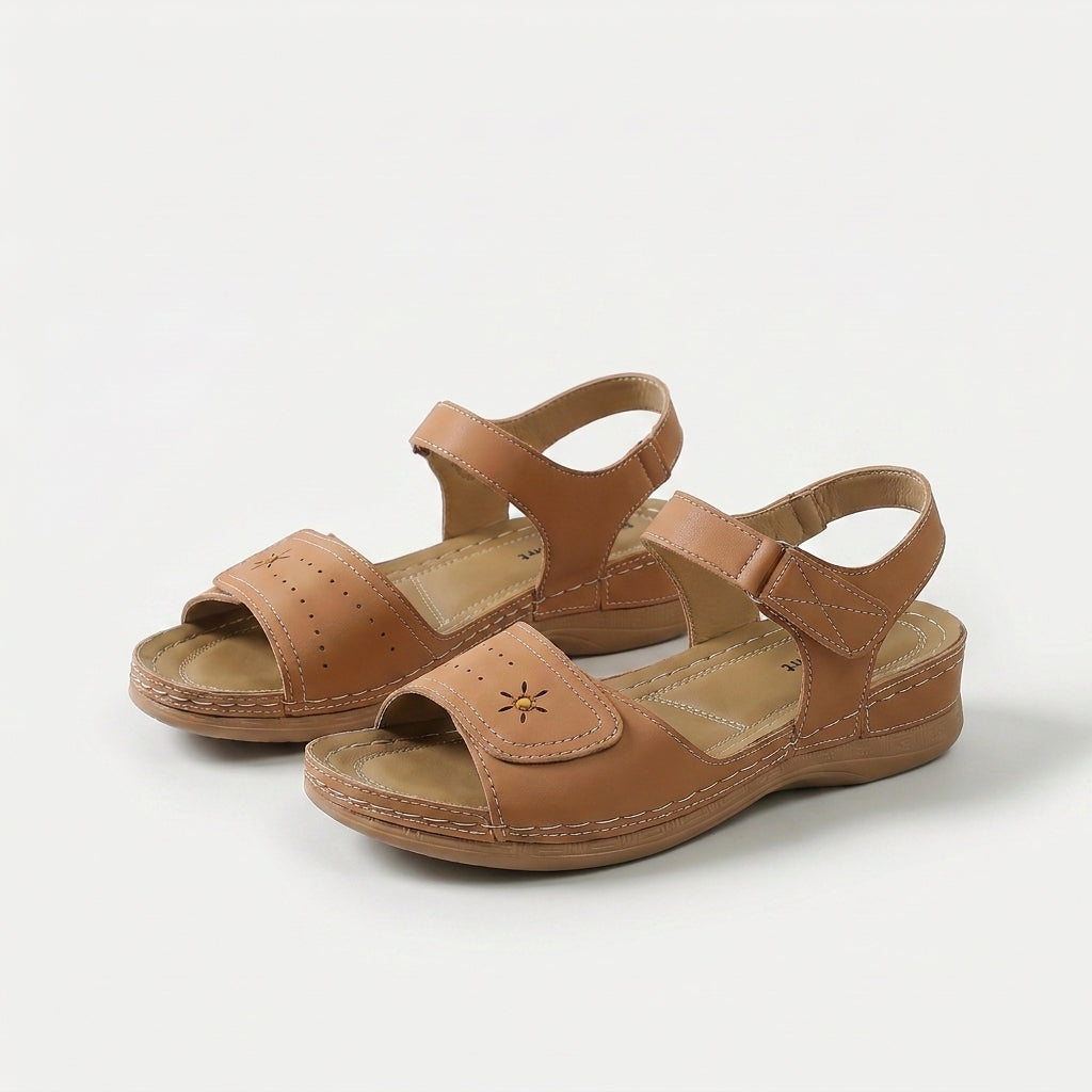 Liana – Lightweight Summer Sandal with Velcro Closure