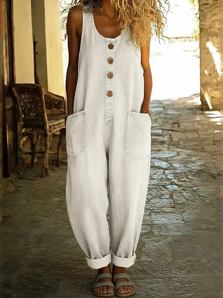 Ruth™ | Vintage Washed Denim Overall