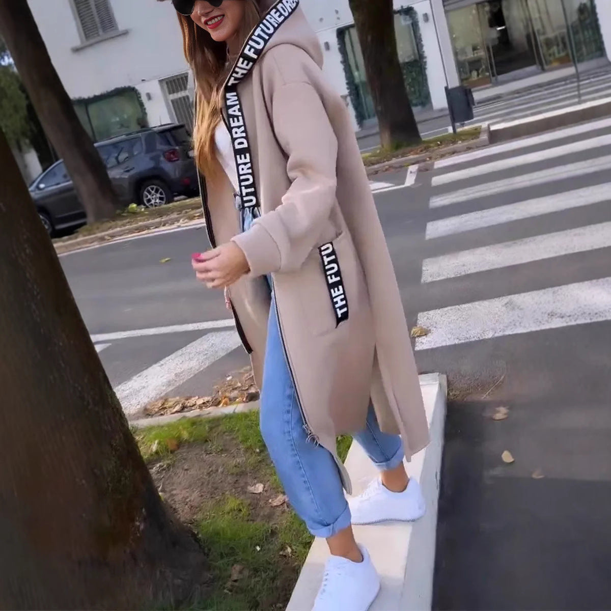Jaouda™ | Elegant Long Hoodie Sweatshirt