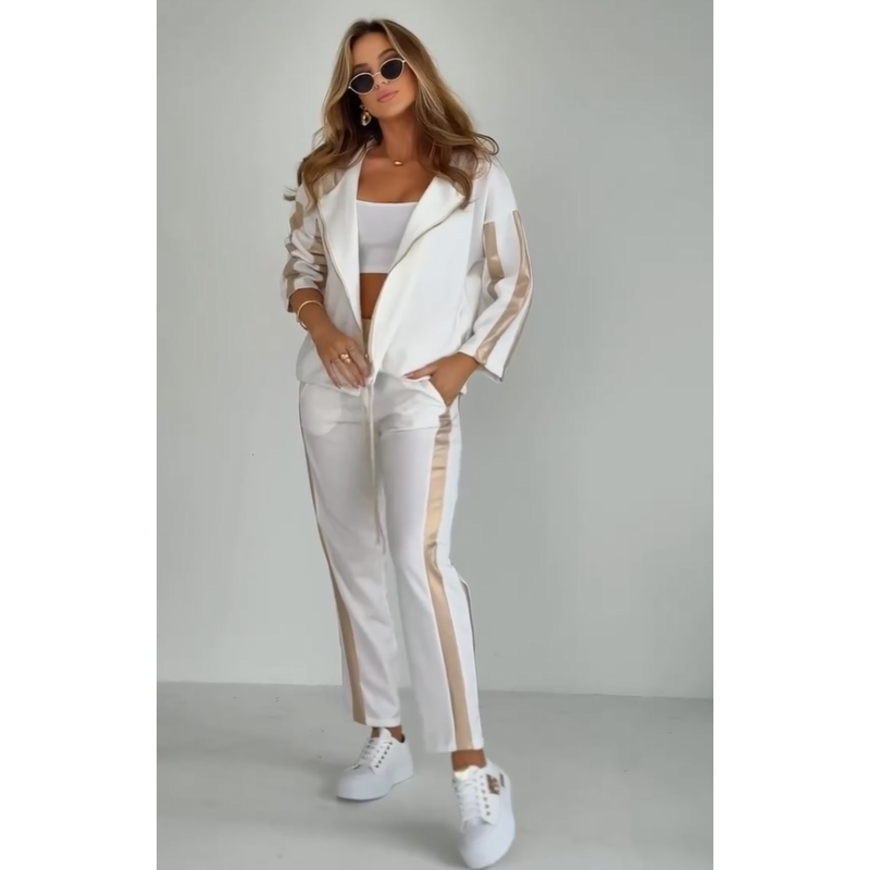 Betsyβ’ | Striped Casual Hooded Set