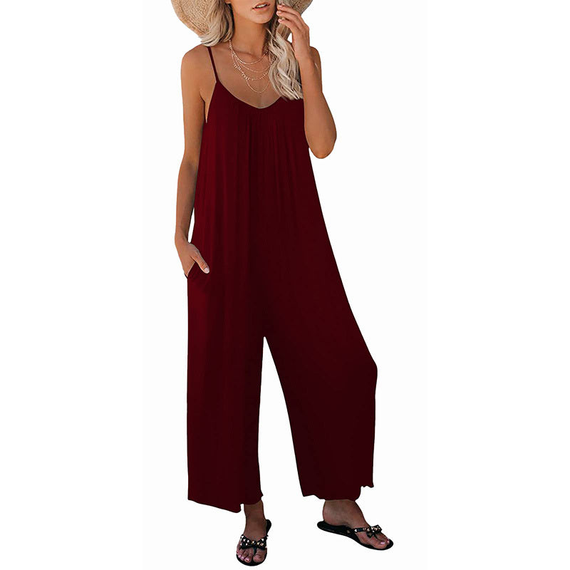 Rio™ | Elegant Flowy Jumpsuit with Pockets