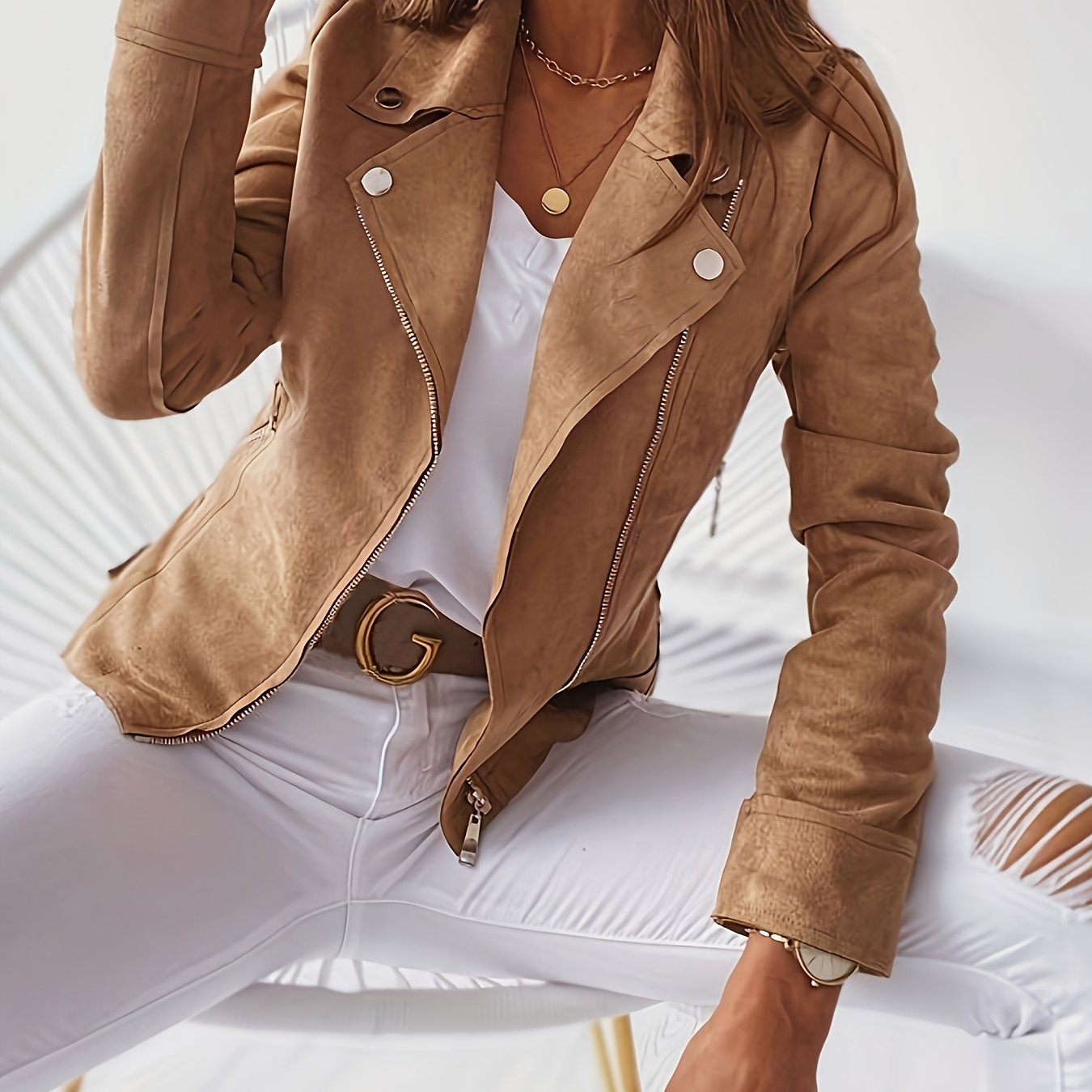 Camille™ | Elegant Zip Jacket