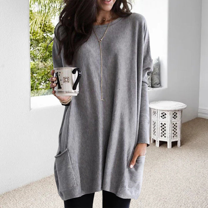 Edandi™ | Elegant Cotton Sweater with Pockets