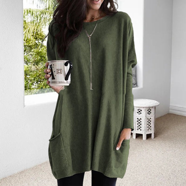Edandi™ | Elegant Cotton Sweater with Pockets