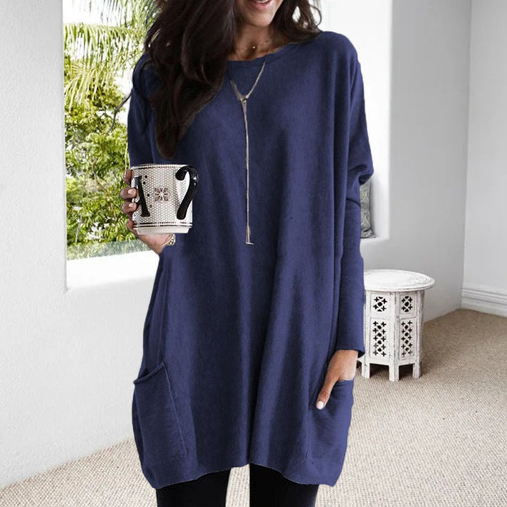 Edandi™ | Elegant Cotton Sweater with Pockets