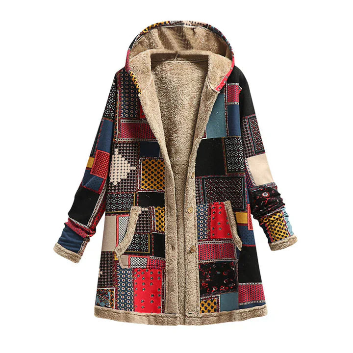 Nena™ | Cotton and Wool Hooded Coat
