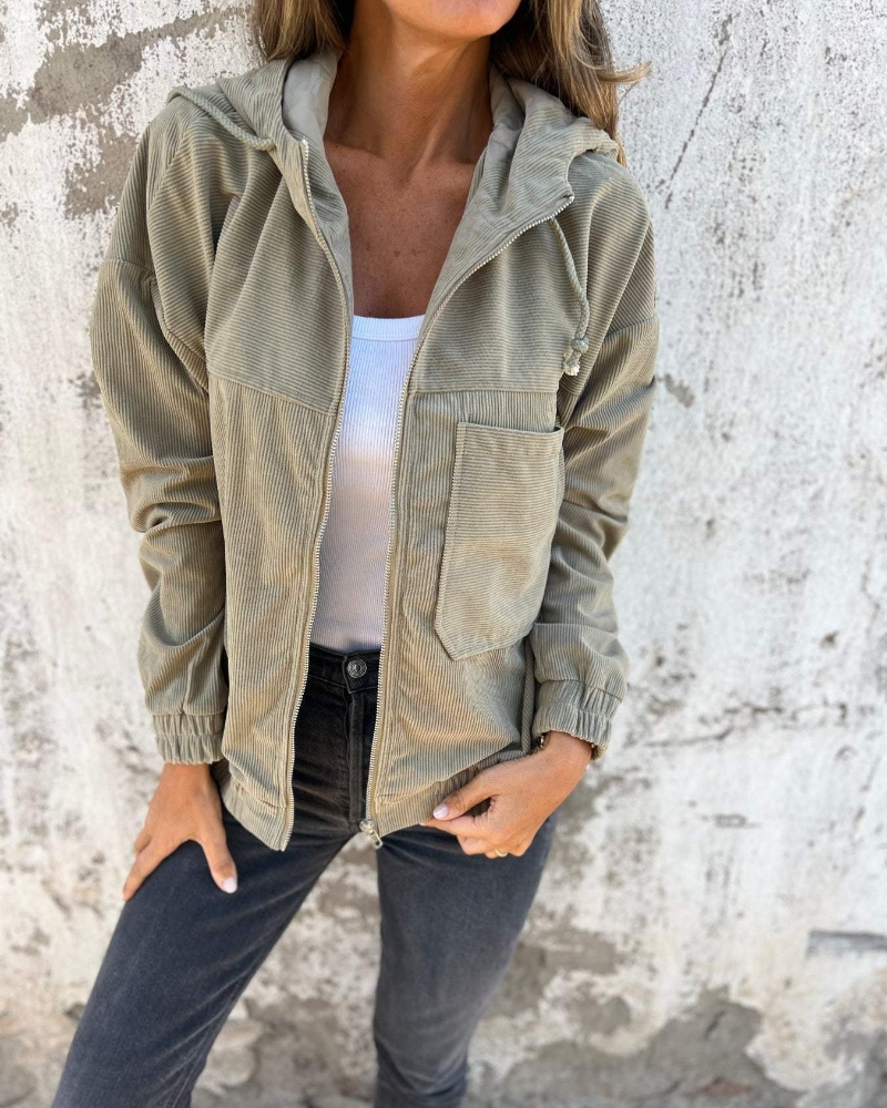 Elemi™ | Elegant Corduroy Jacket