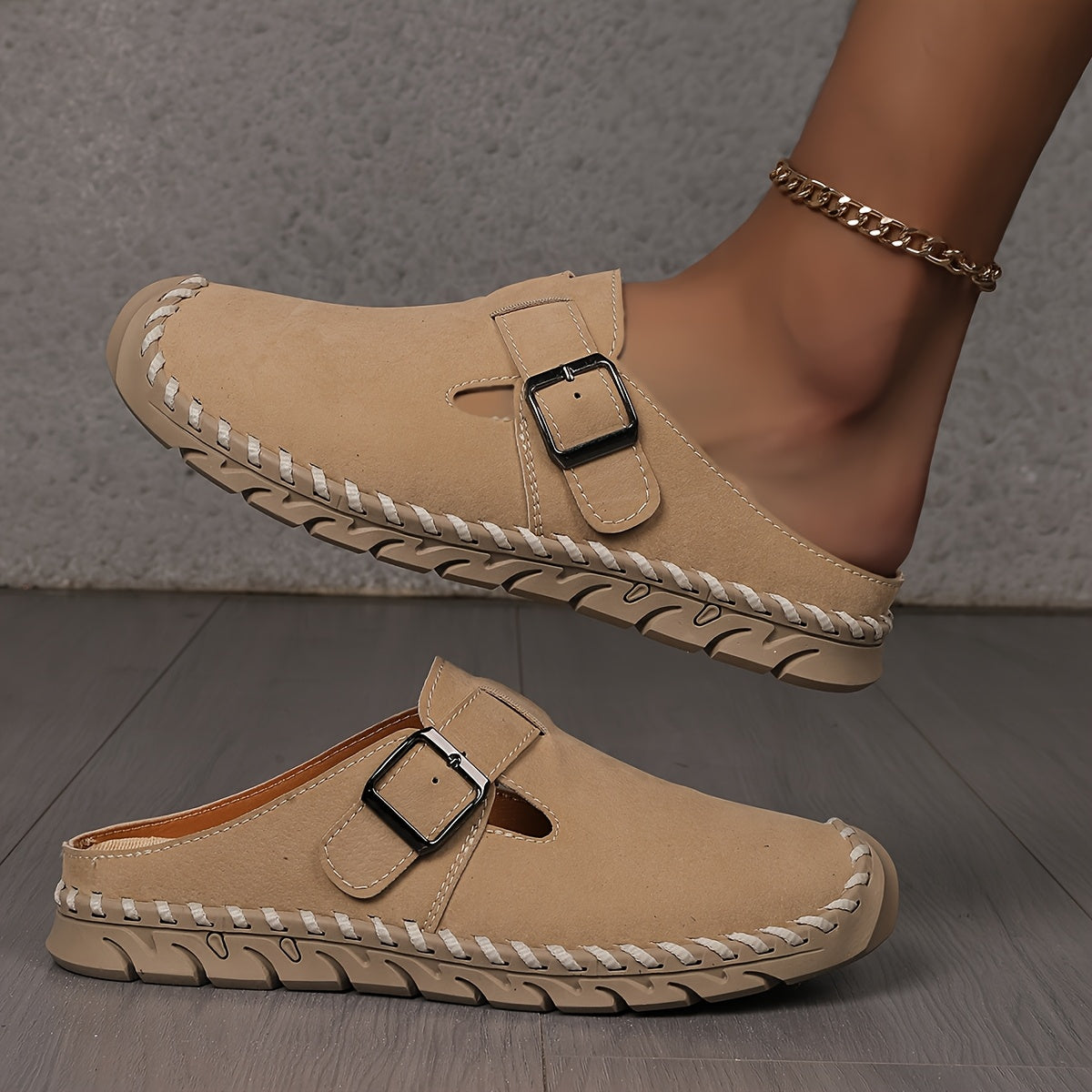 Marly – Comfort Mule with Buckle