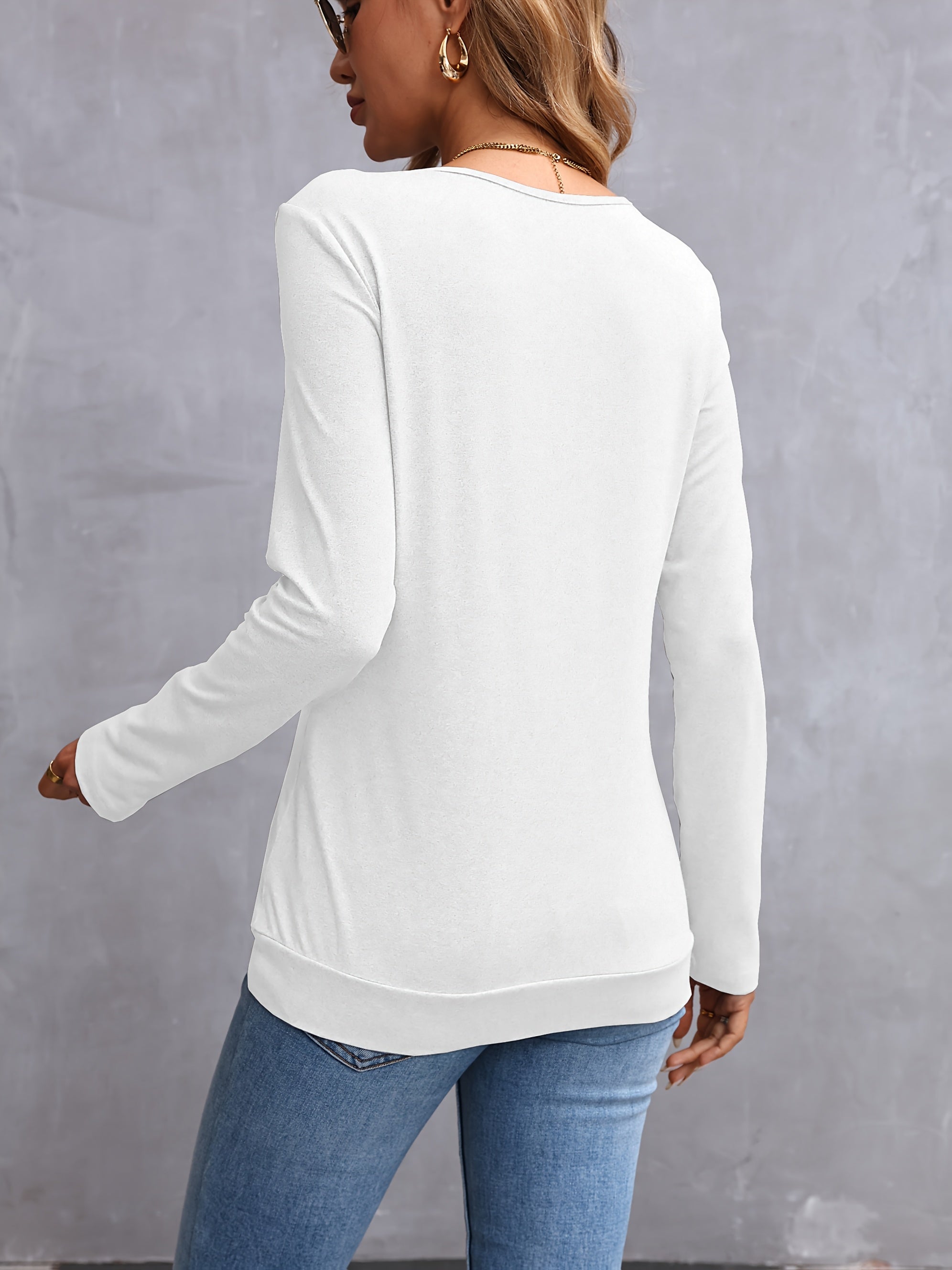 Louisa™ | Elegant Long Sleeve T-shirt
