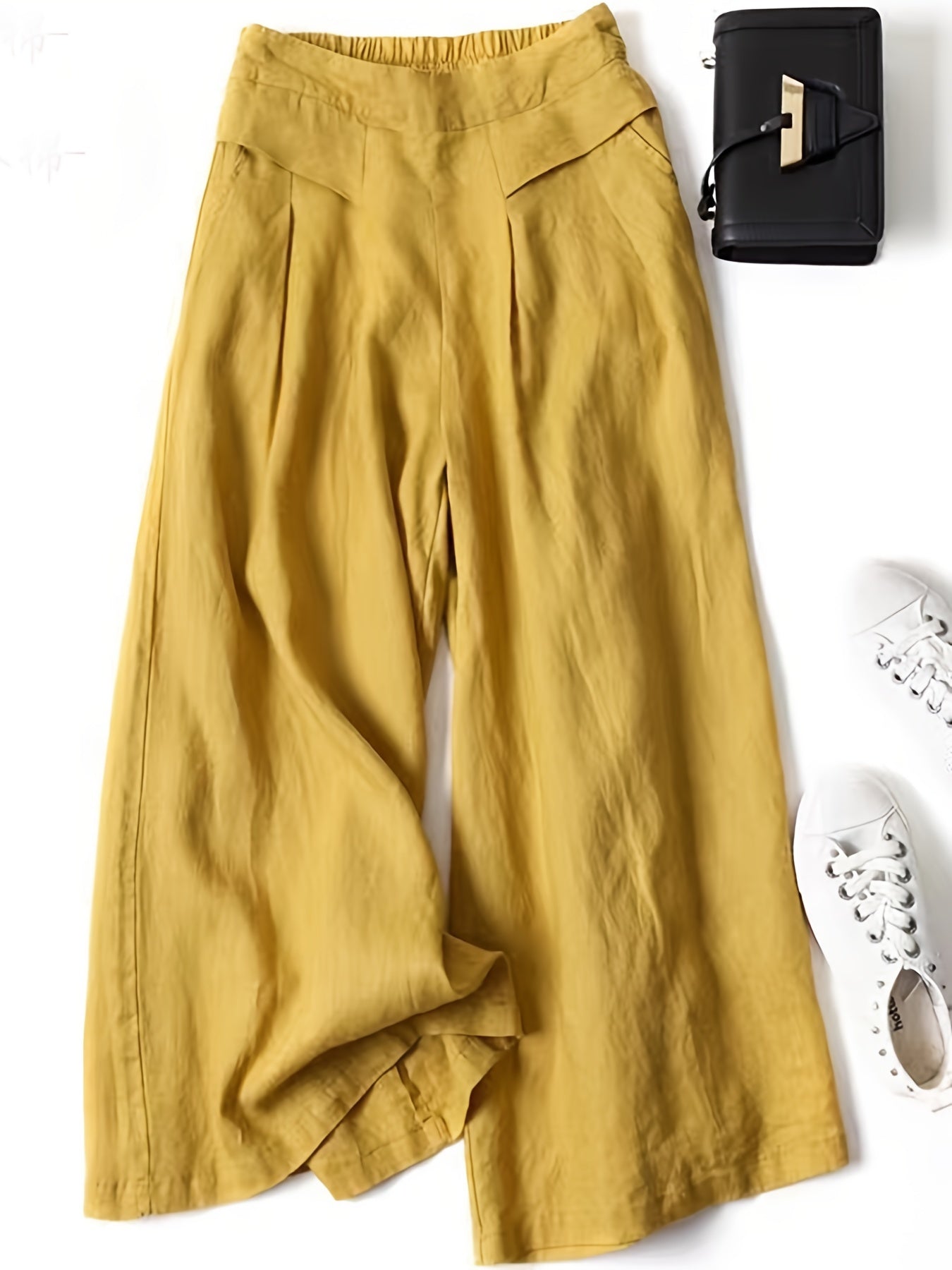 Jani™ | Retro Flared Linen Pants