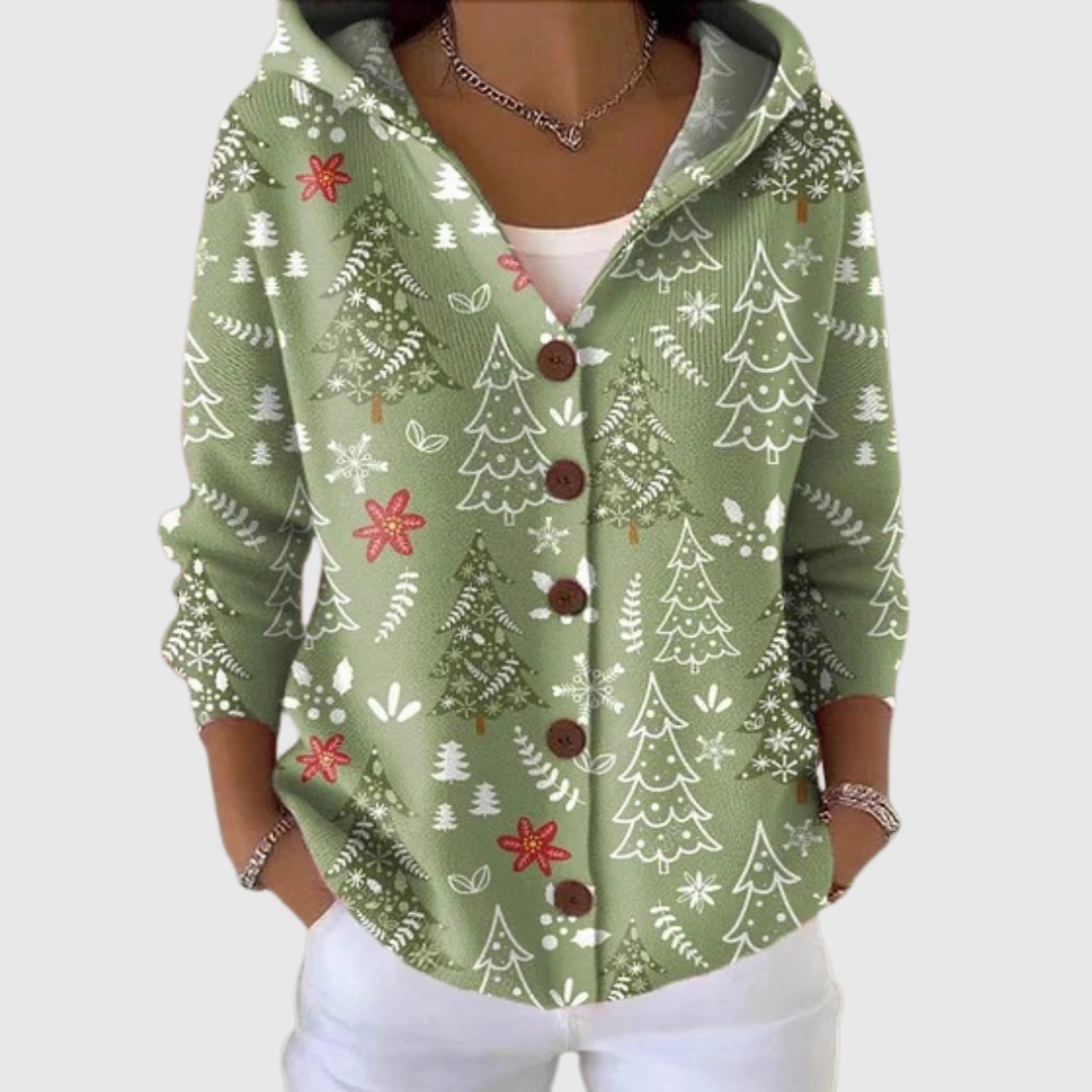 Ghislaine - Hooded Knit Cardigan