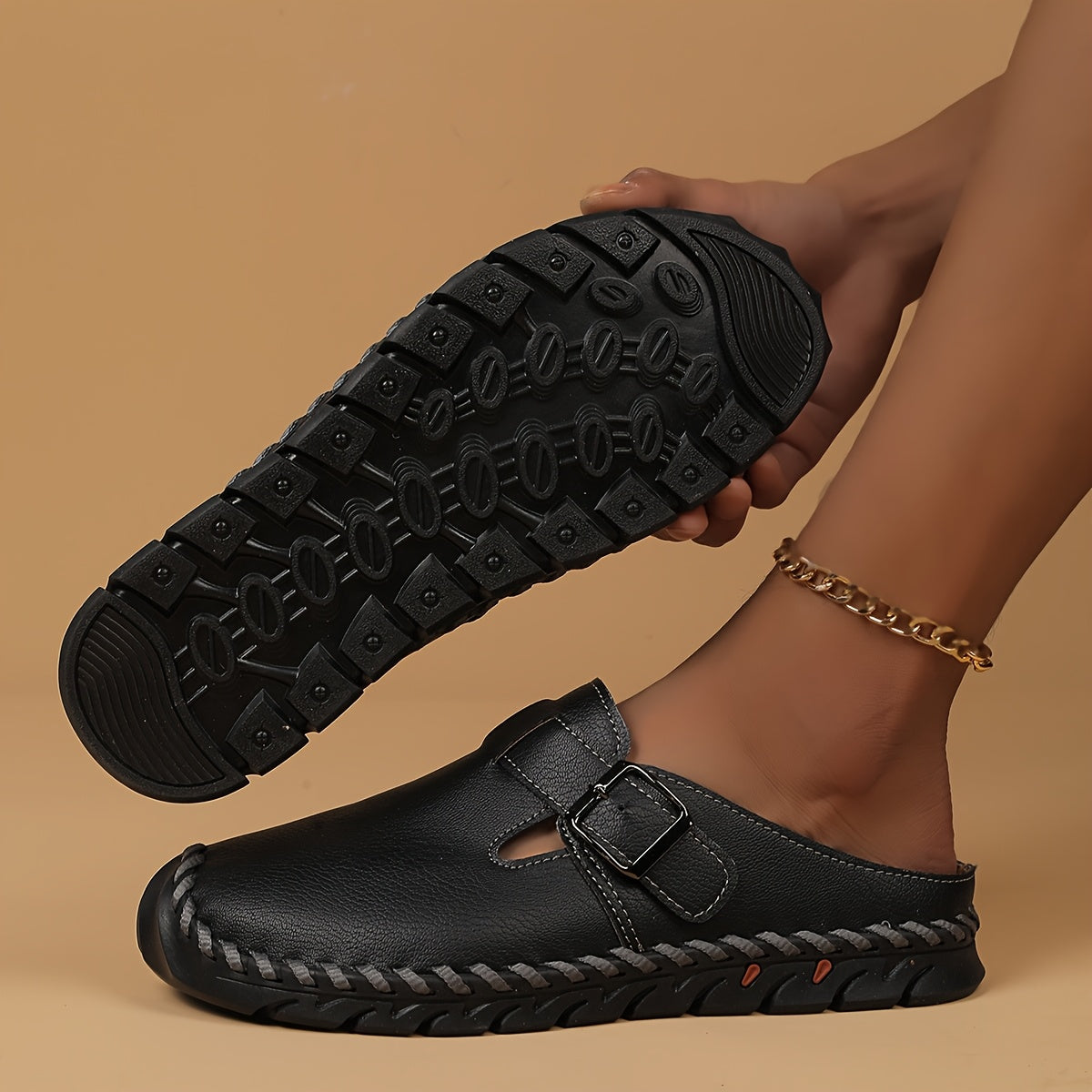 Marly – Comfort Mule with Buckle