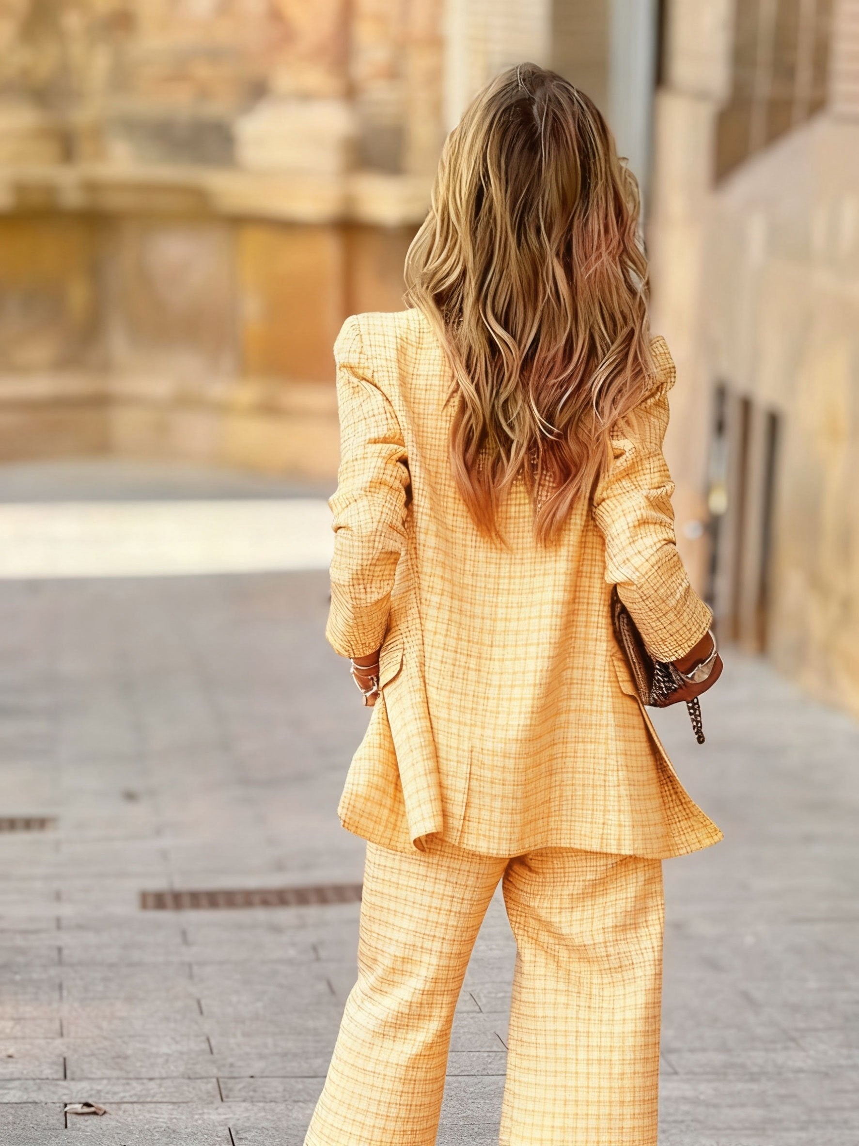 Alexandra™ | Chic Plaid Set - Casual Elegance