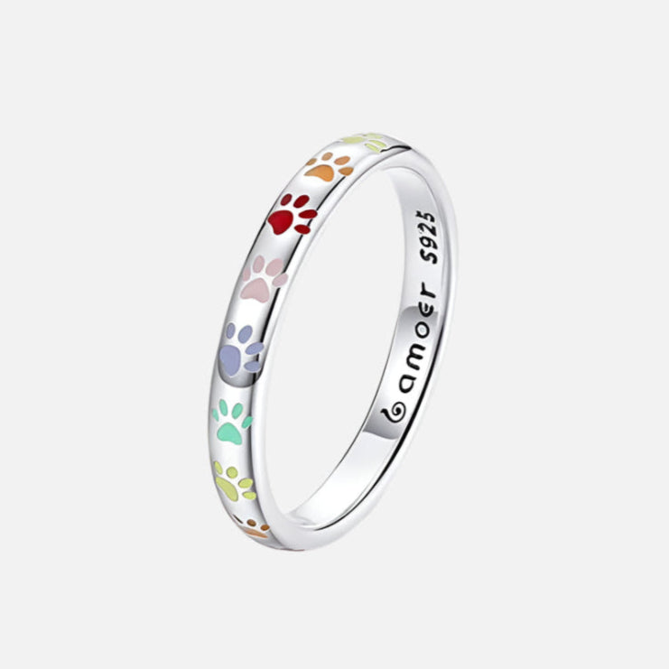 Ring with Paw Design