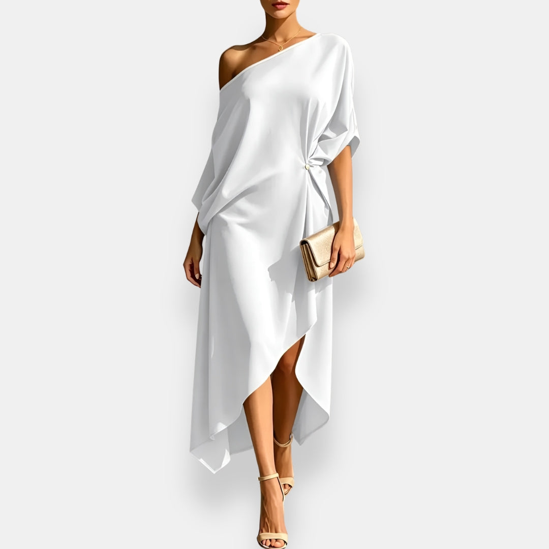 Orléane | Asymmetric Drapé Dress