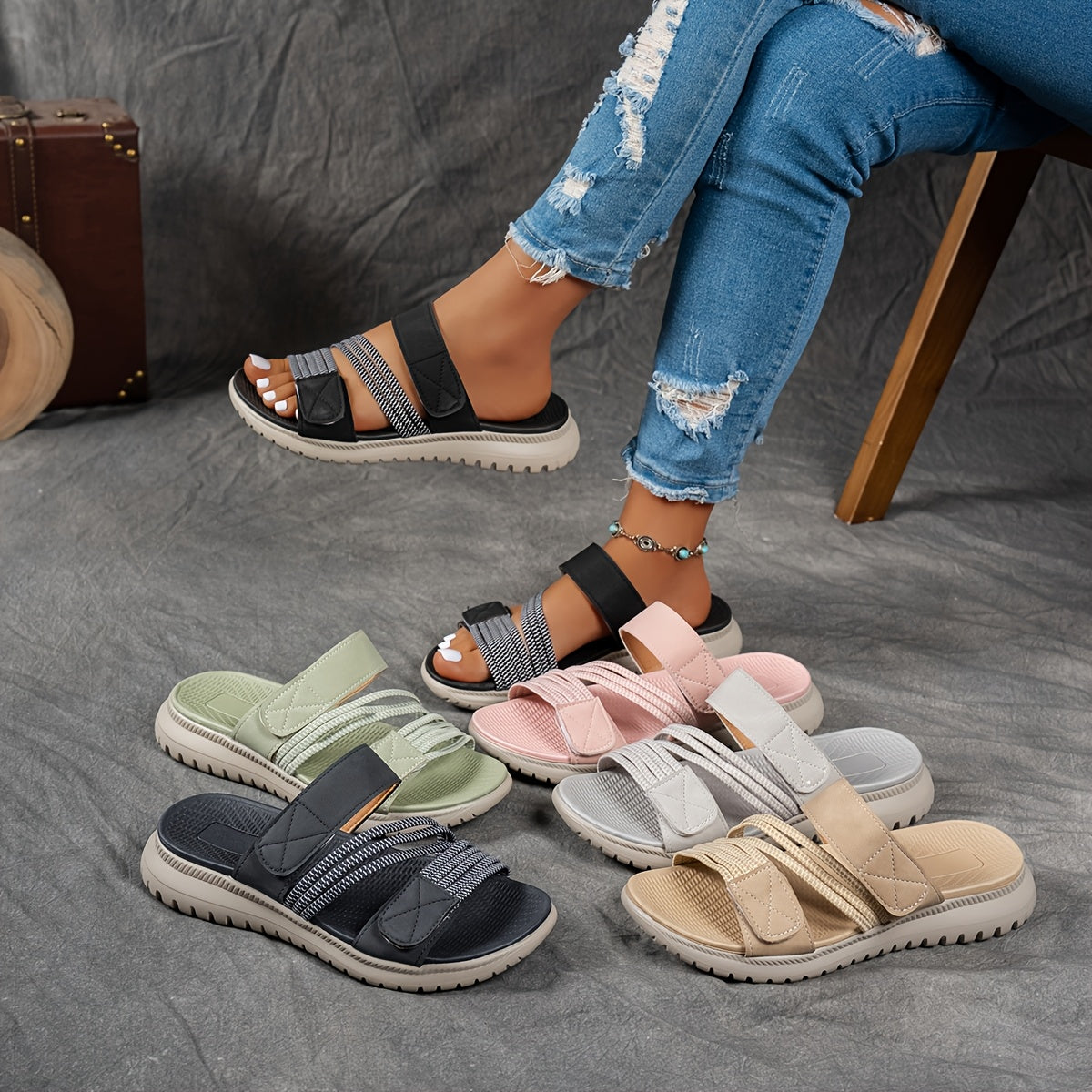 Cleo – Sporty Comfort Sandal with Platform Sole