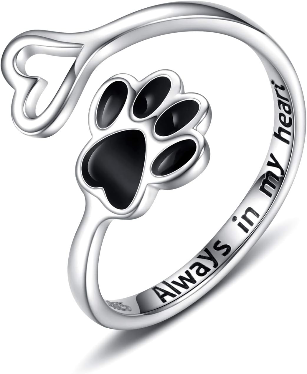 Paw & Heart Ring