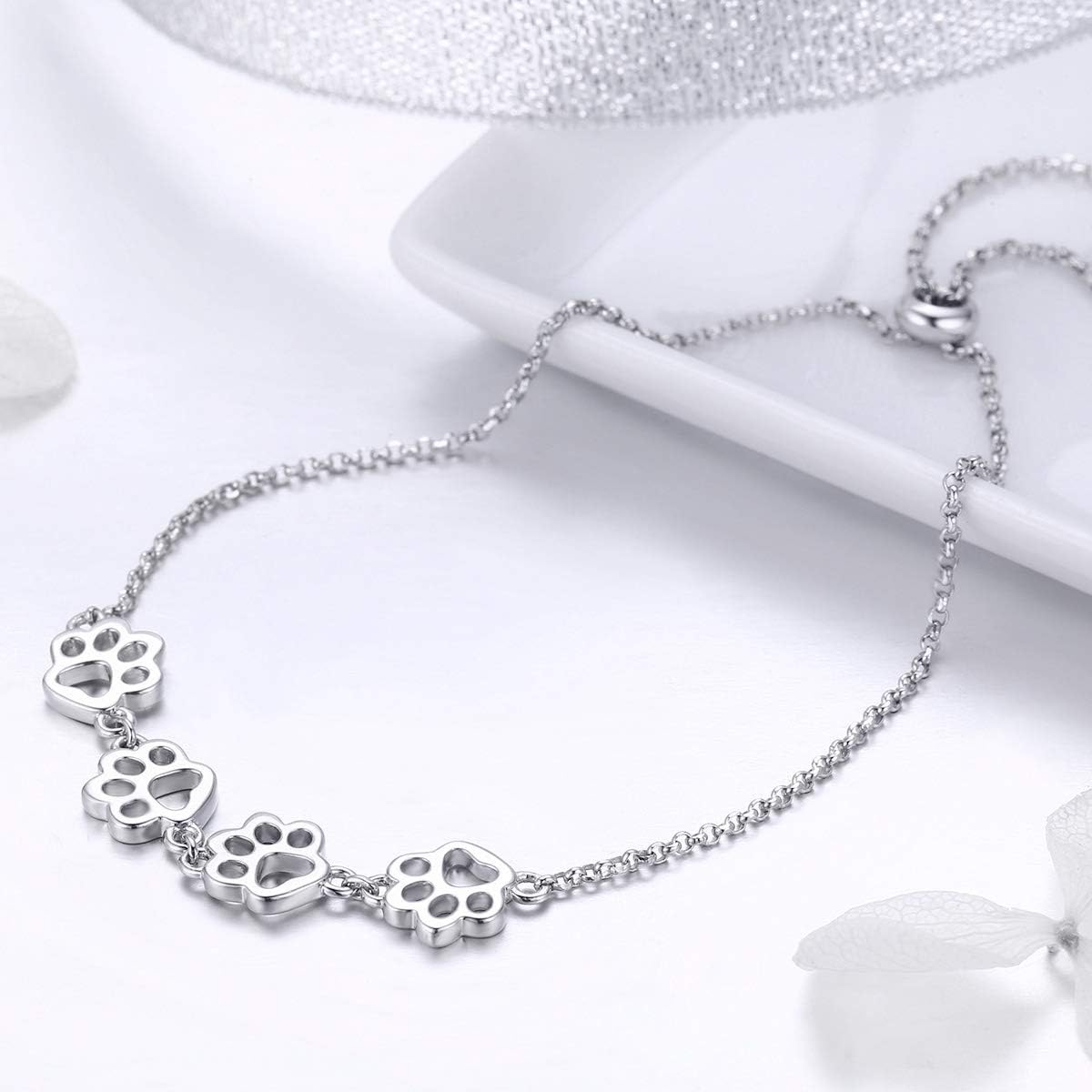Paw Print Bracelet – Adjustable Fit