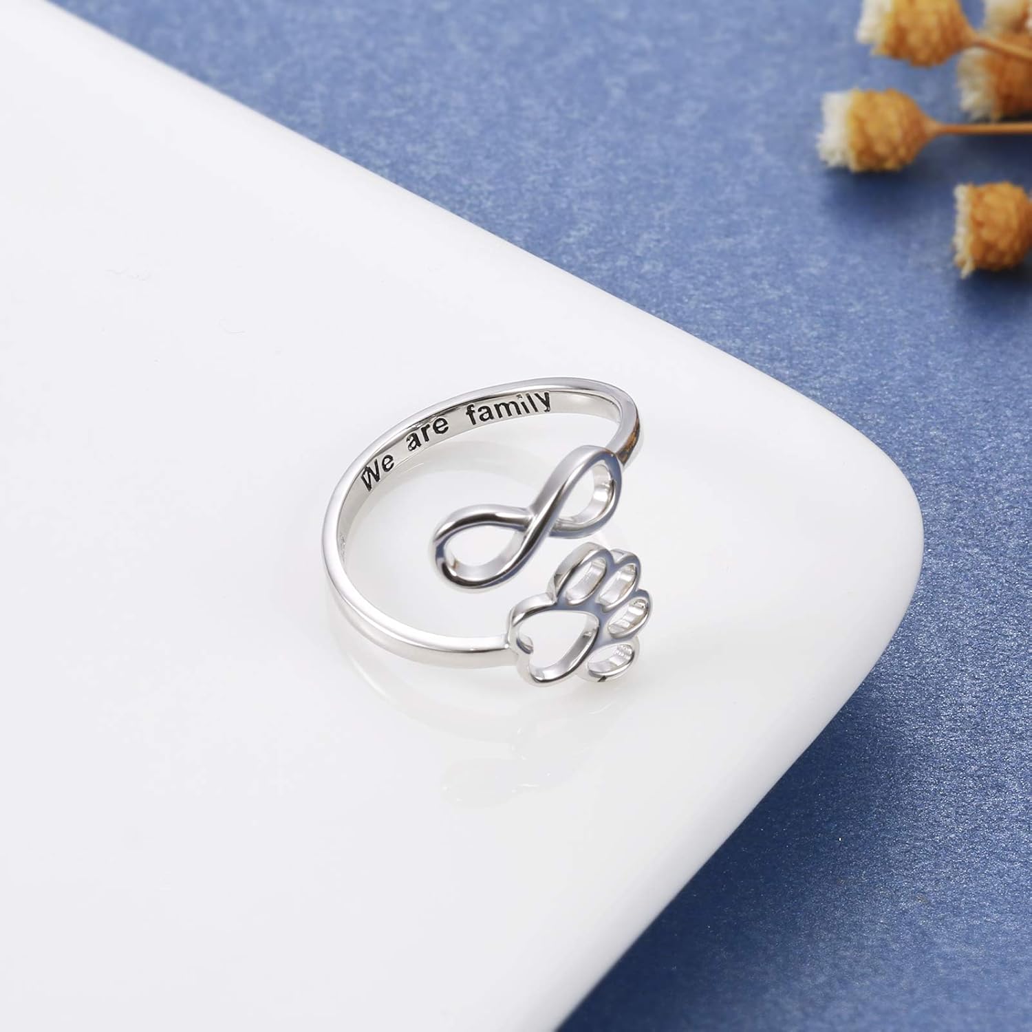 Paw & Heart Ring