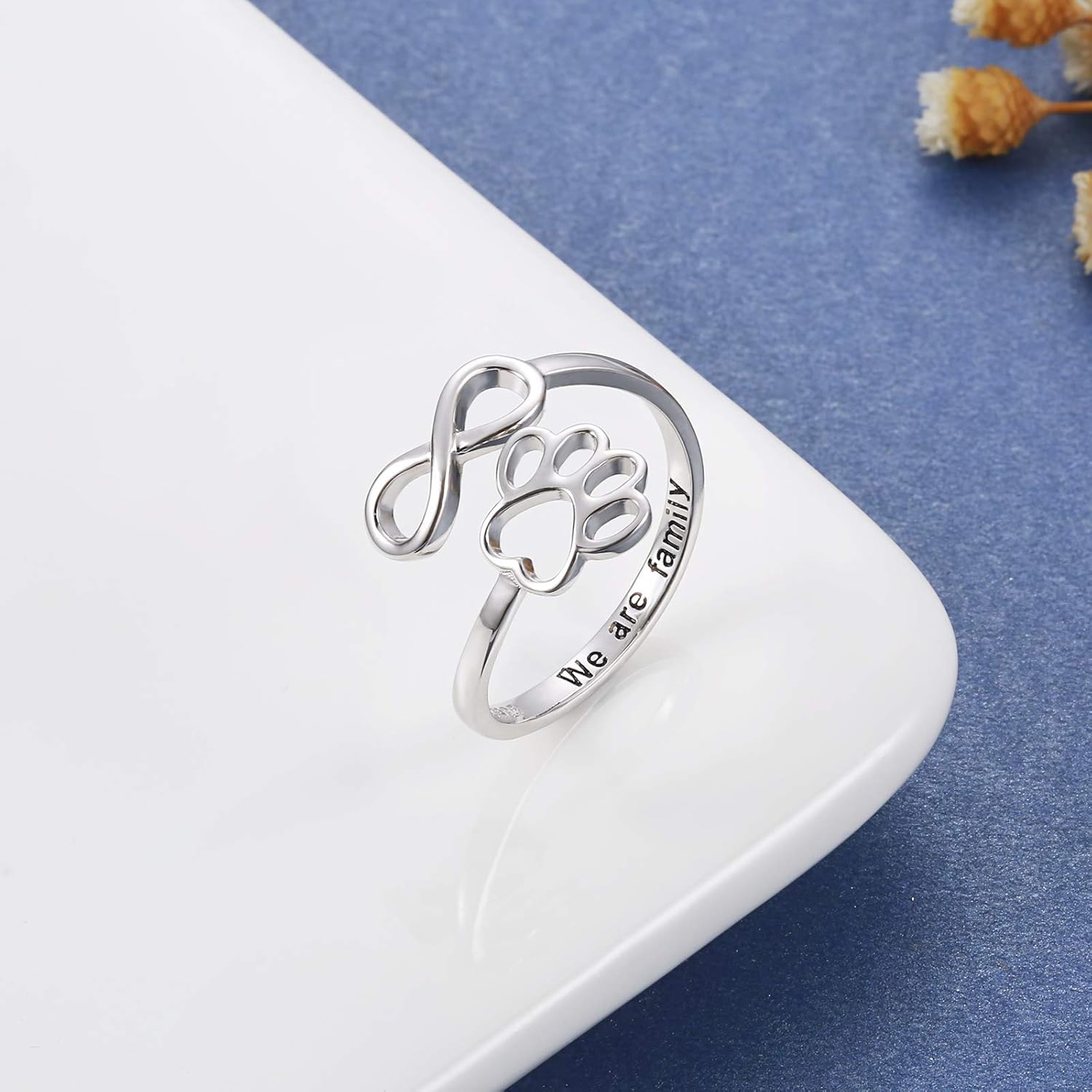 Paw & Heart Ring