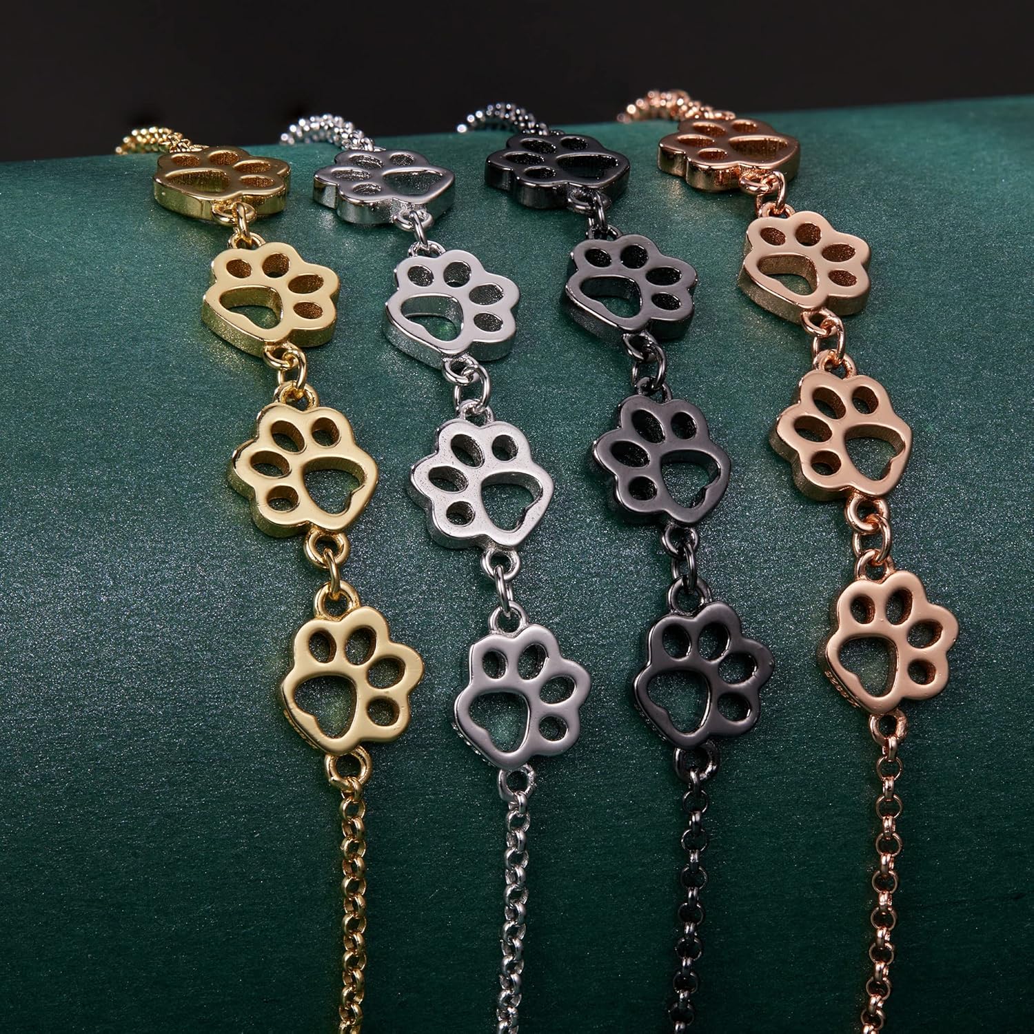 Paw Print Bracelet – Adjustable Fit
